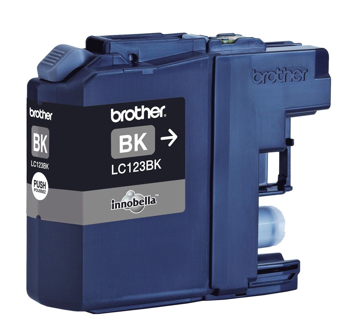 Brother Tintenpatrone LC-123BK Schwarz (ca. 600 Seiten) 