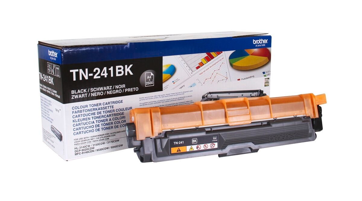 Brother Toner TN-241BK Schwarz (ca. 2500 Seiten) 