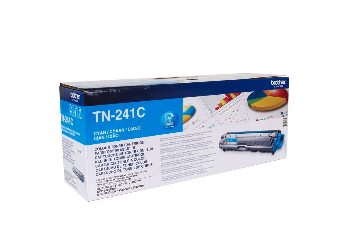 Brother Toner TN-241C Cyan (ca. 1400 Seiten) 