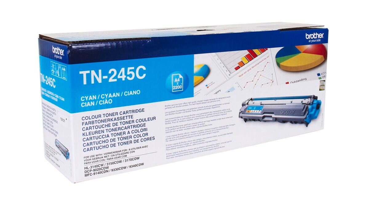 Brother Toner TN-245C Cyan (ca. 2200 Seiten) 