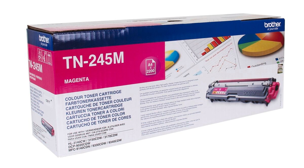 Brother Toner TN-245M Magenta (ca. 2200 Seiten) 