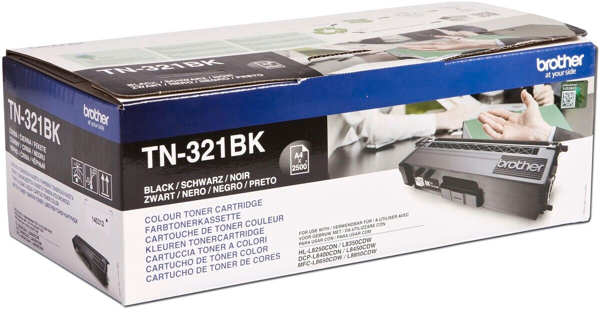 Brother Toner TN-321BK Schwarz (ca. 2500 Seiten) 