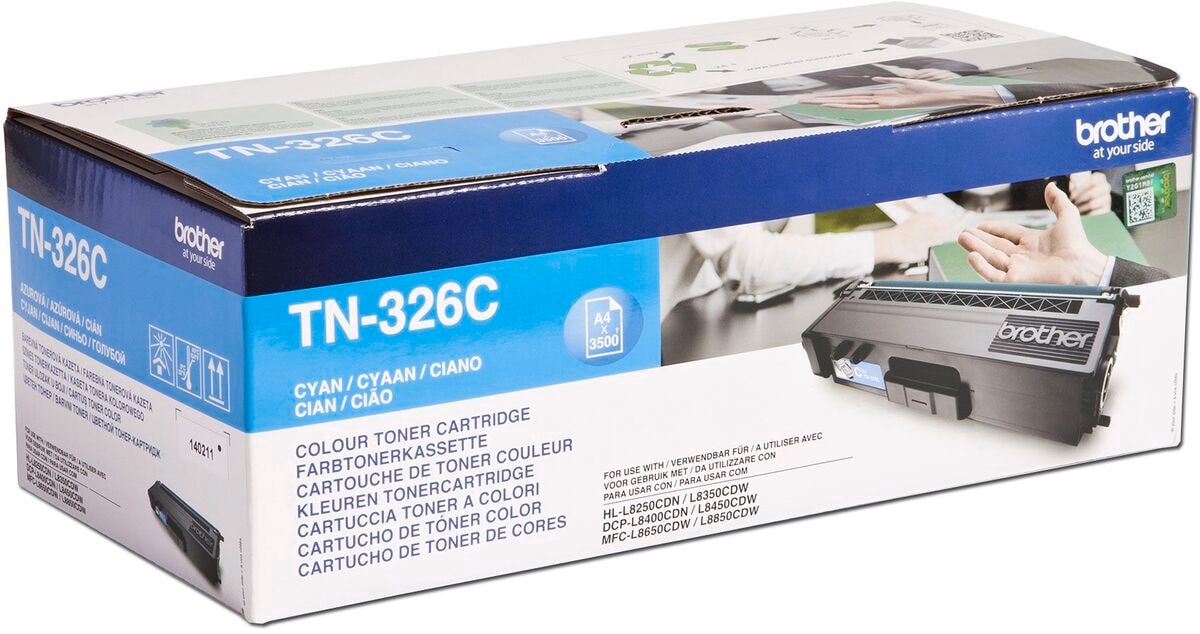 Brother Toner TN-326C Cyan (ca. 3500 Seiten) 