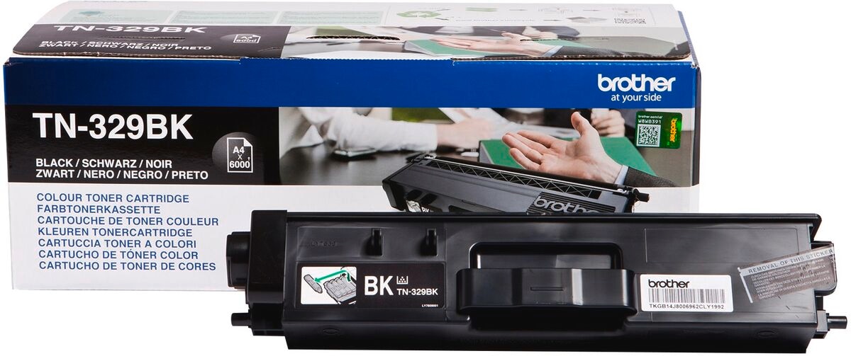 Brother Toner TN-329BK Schwarz (ca. 6000 Seiten) 
