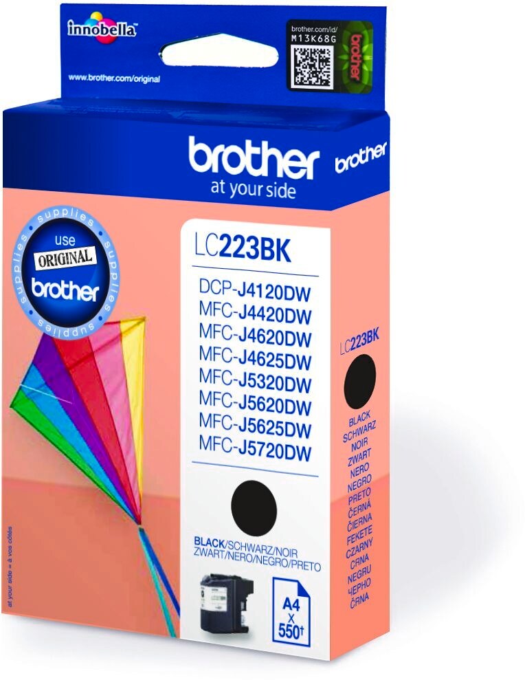 Brother Tintenpatrone LC-223BK Schwarz (ca. 550 Seiten) 