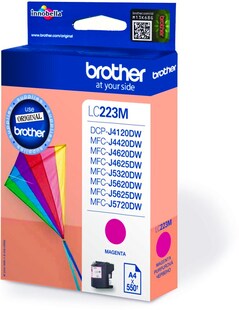 Brother Tintenpatrone LC-223M Magenta (ca. 550 Seiten) 
