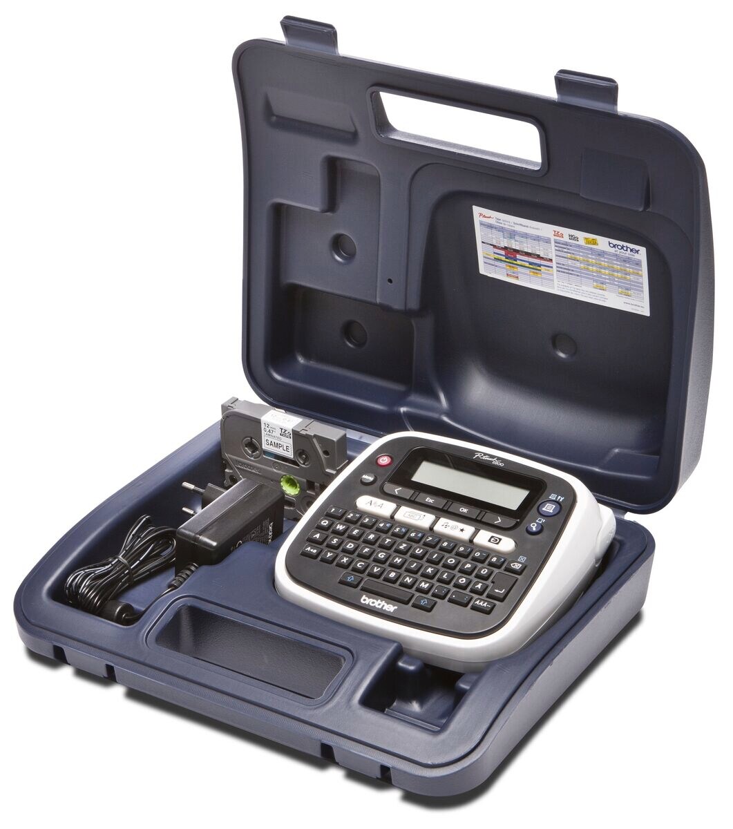 Brother P-touch D200BWVP Desktop Beschrifter mit Koffer 