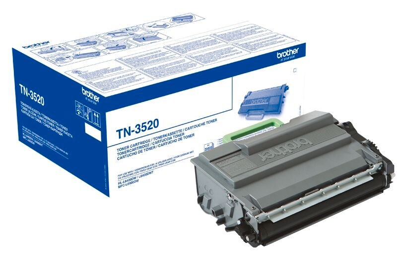 Brother Ultra Jumbo Toner TN-3520 Schwarz (ca. 20000 Seiten) 