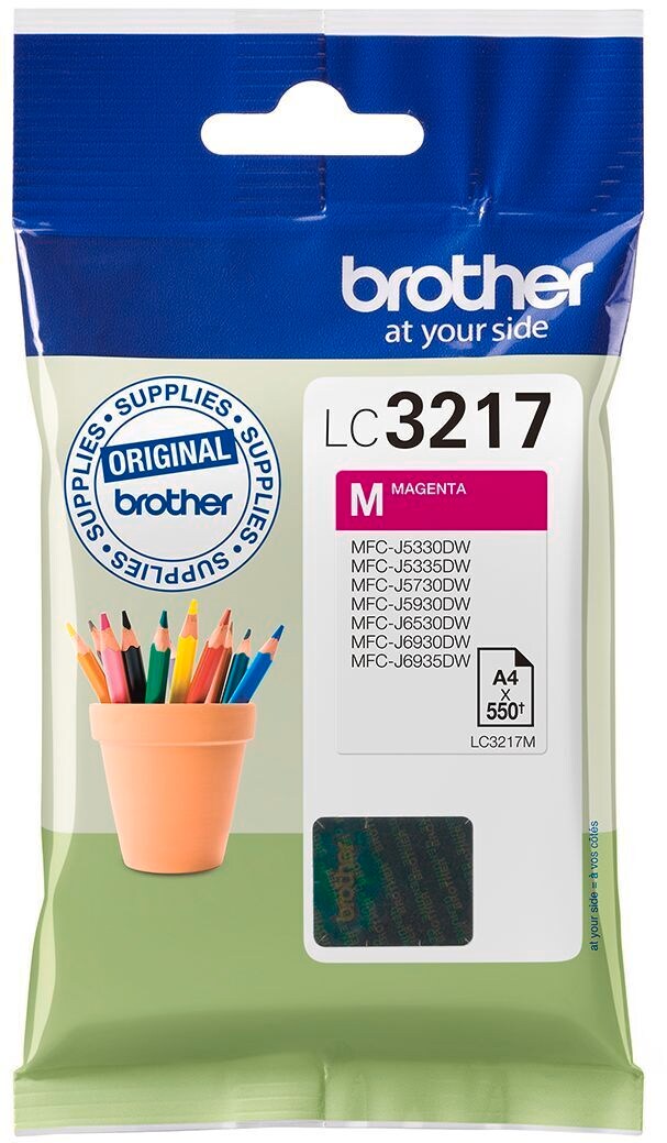 Brother Tintenpatrone LC-3217M Magenta (ca. 550 Seiten) 