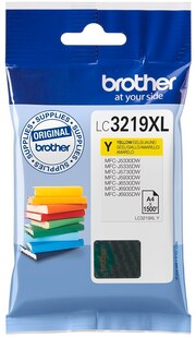 Brother Tintenpatrone LC-3219XLY Gelb (ca. 1500 Seiten) 