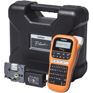 Brother P-touch E110VP Handheld Beschrifter mit Koffer 