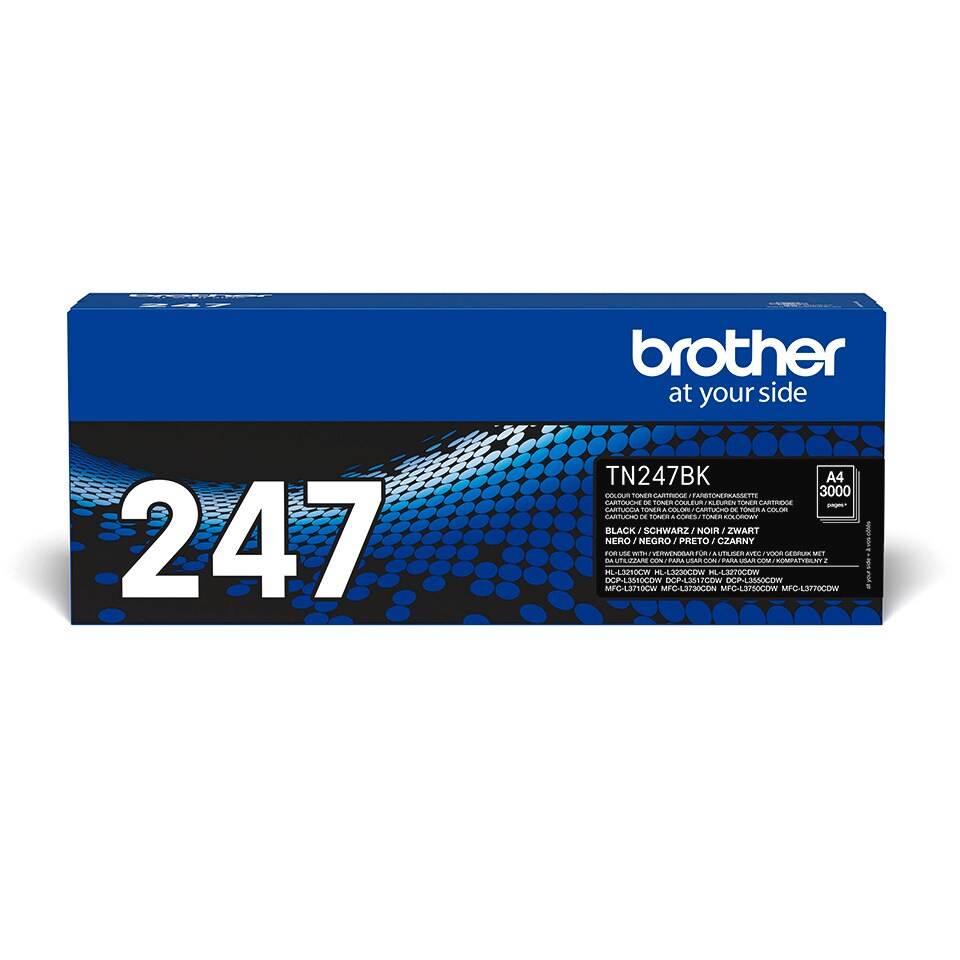 Brother Toner TN-247BK Schwarz (ca. 3000 Seiten) 
