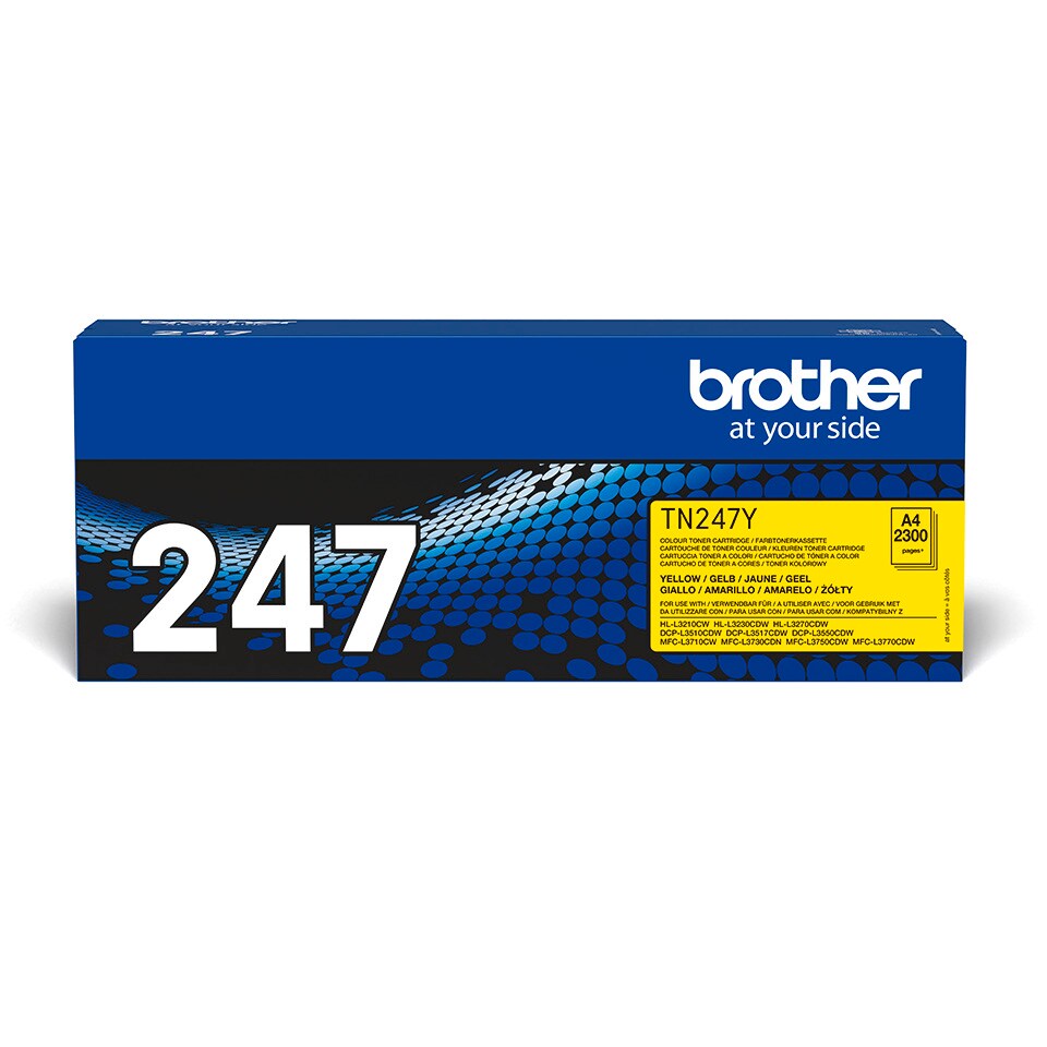Brother Toner TN-247Y Gelb (ca. 2300 Seiten) 