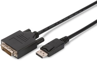 ASSMANN DisplayPort Adapterkabel DP-DVI 1.0m DP 1.1a  sw. 