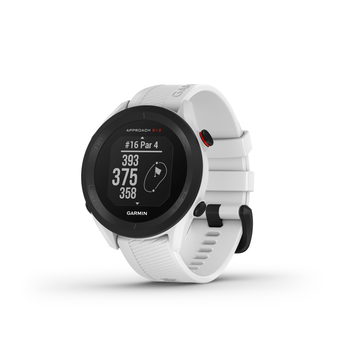 Garmin Golf-Uhr Approach S12 Wei&szlig;/Schwarz 