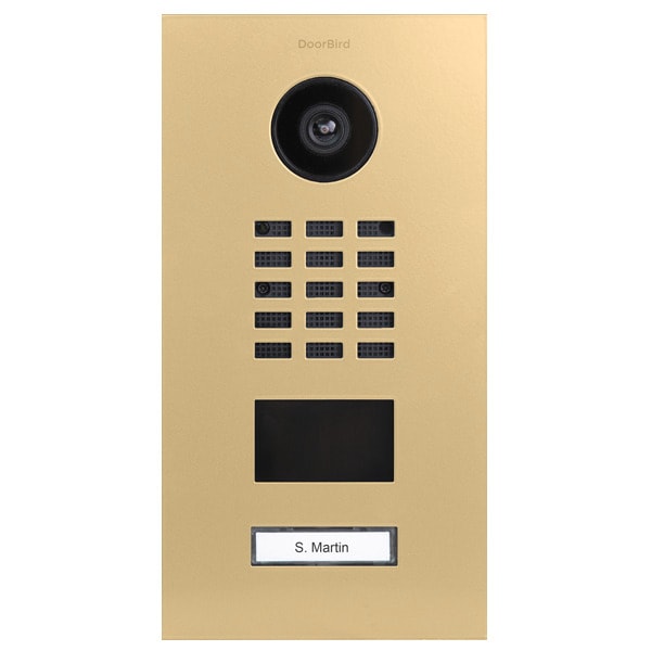DoorBird D2101V IP Video T&uuml;rstation V4A Edelstahl, RAL 1001 