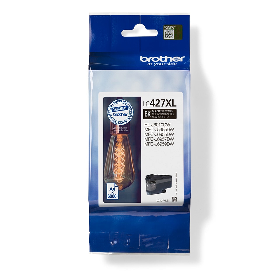 Brother Tintenpatrone LC-427XLBK (ca. 6000 Seiten) 