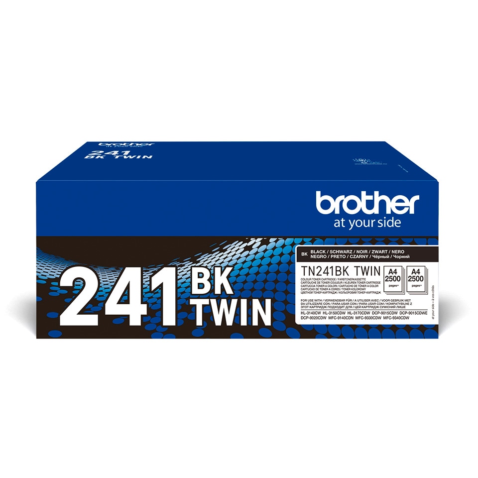 Brother Toner Doppelpack TN-241BKTWIN (ca. 2x 2500 Seiten) 