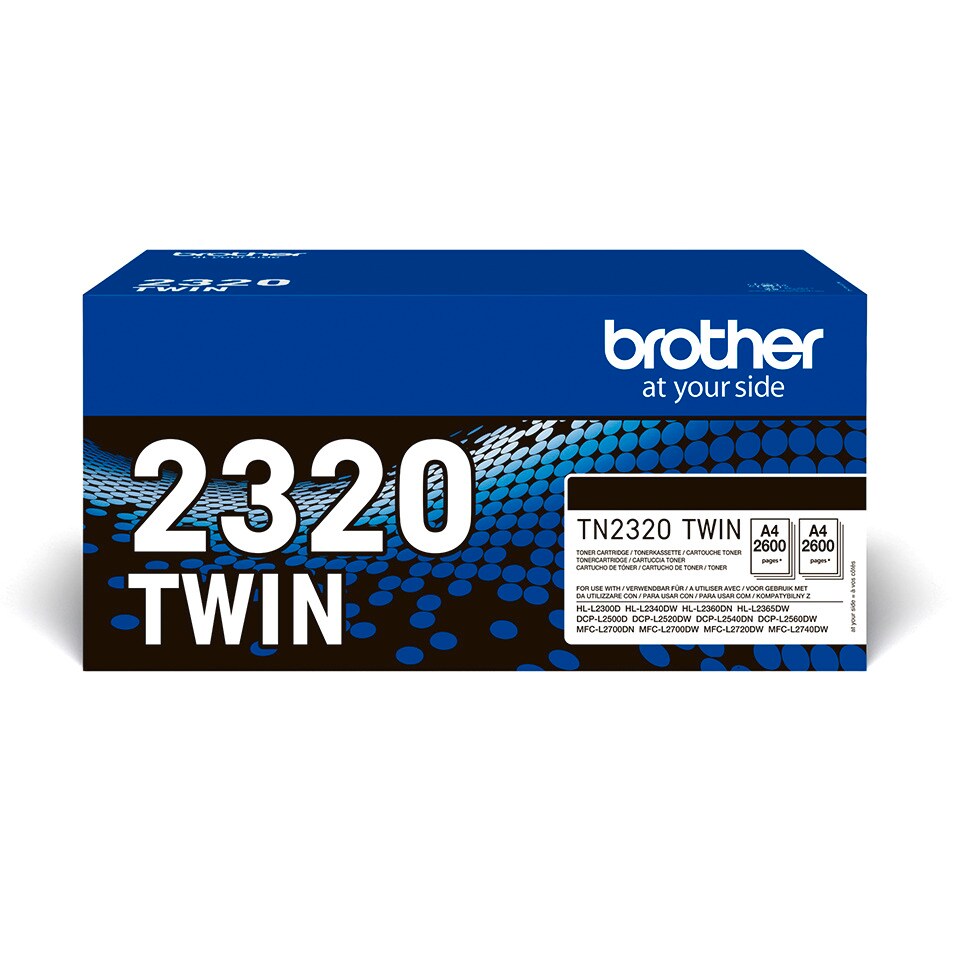 Brother Toner Doppelpack TN-2320TWIN (ca. 2x 2600 Seiten) 