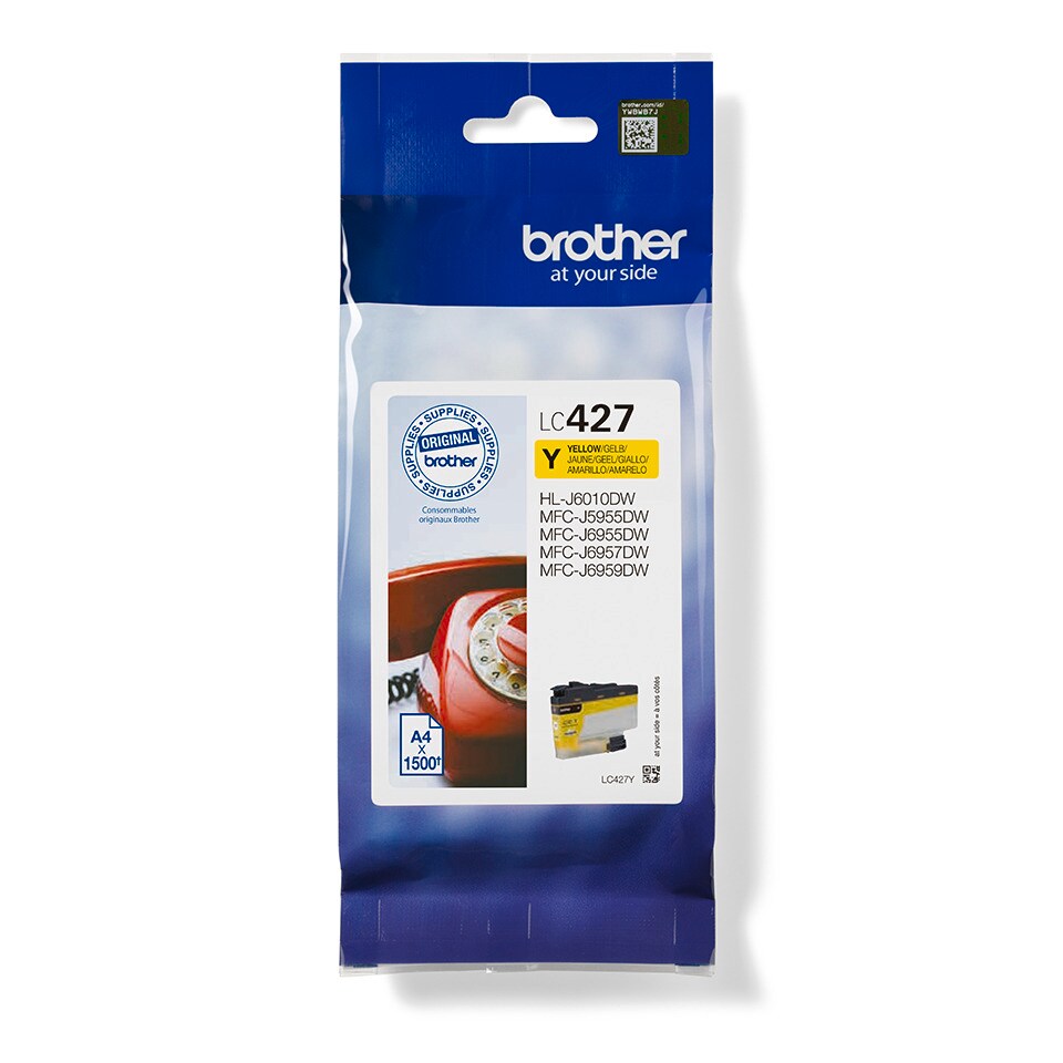 Brother Tintenpatrone LC-427Y (ca. 1500 Seiten) 