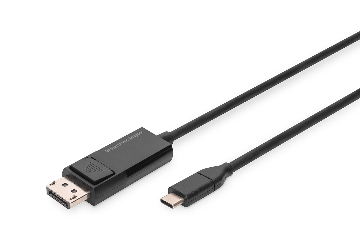 DIGITUS USB Typ C <=> DisplayPort Bidirektional Adapterkabel 