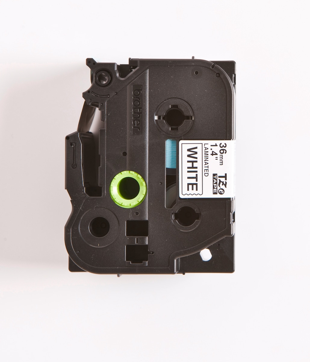 Schriftband TZe-261CIV schwarz auf wei&szlig; 36mm x 8m 