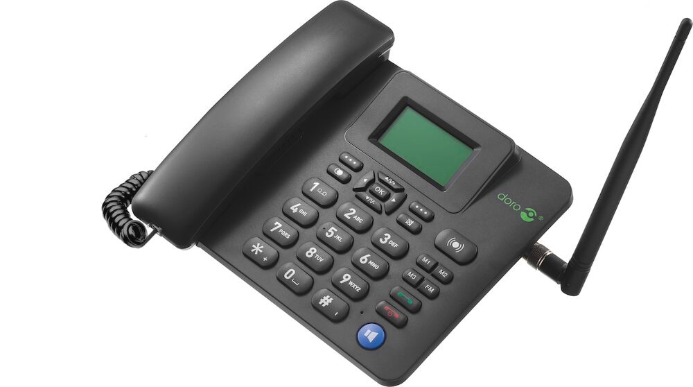 Doro 4100H GSM Tisch Telefon schwarz 