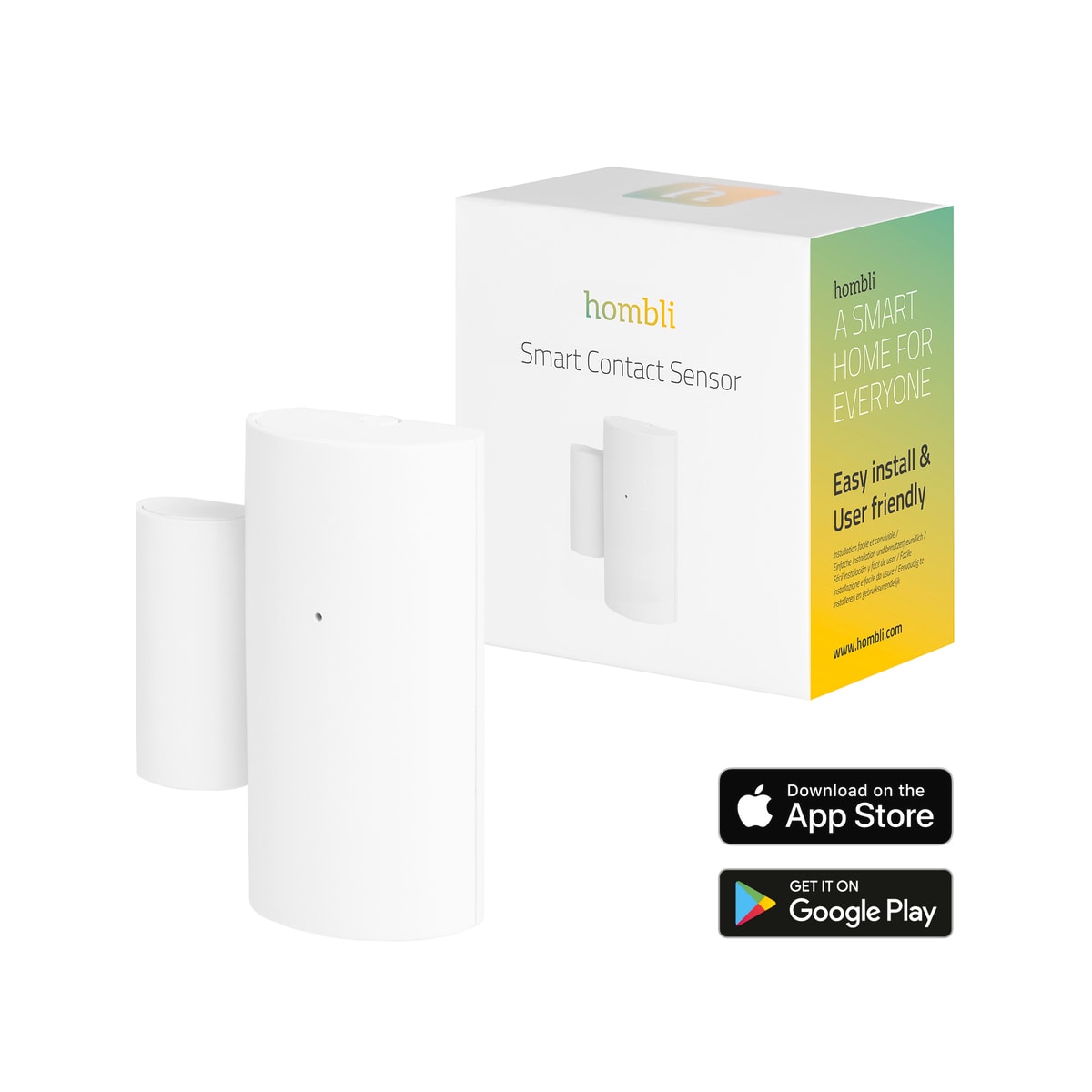 Hombli smarter Bluetooth Kontakt Sensor wei&szlig; 