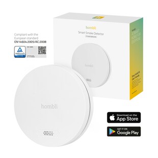Hombli smarter Rauchmelder weiß 