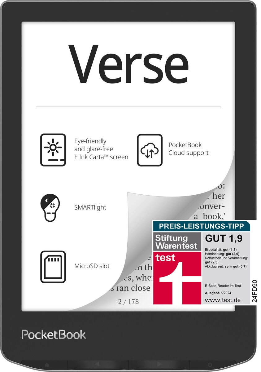 PocketBook Verse - Mist Grey DACH-Version 