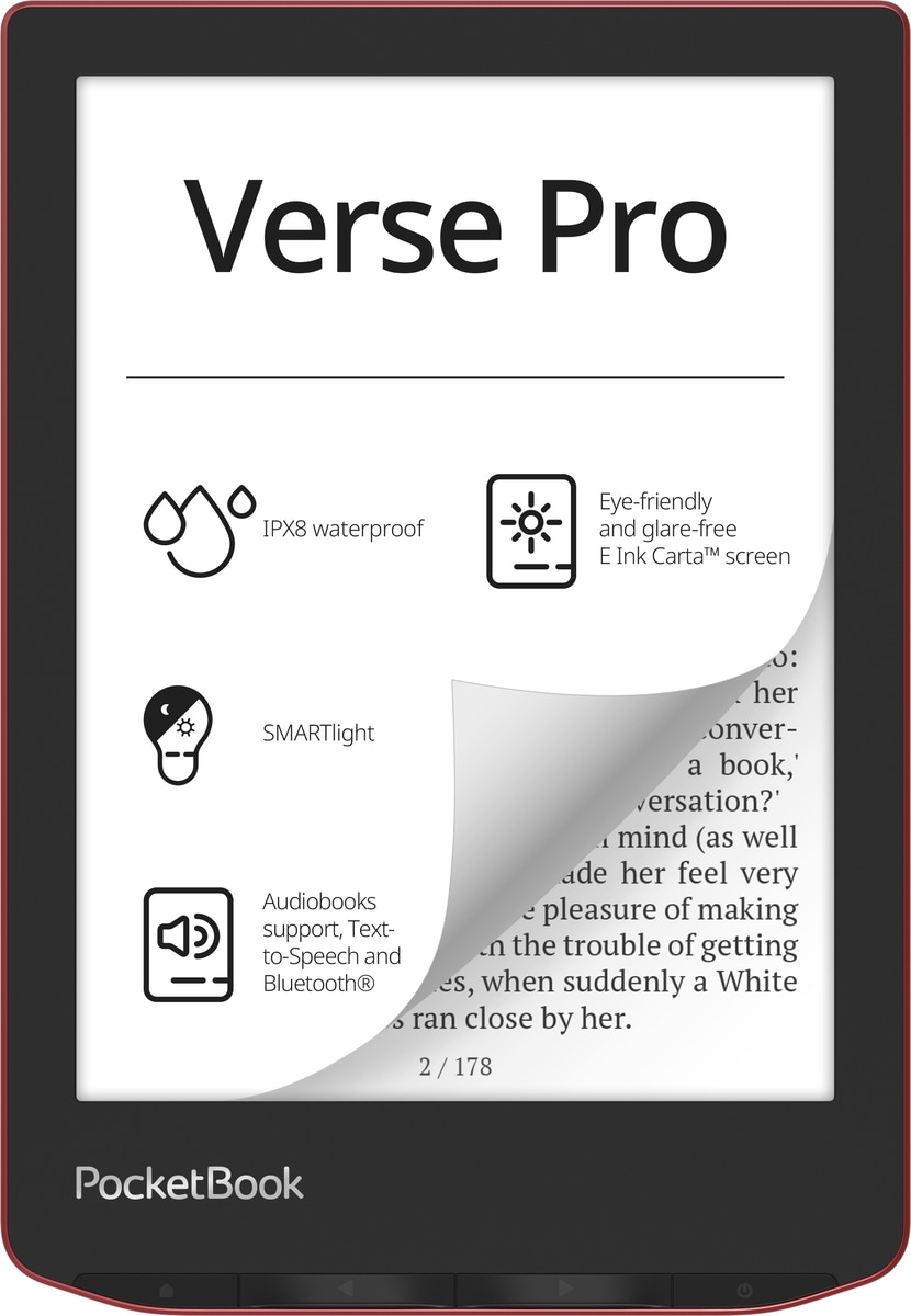 PocketBook Verse Pro - Passion Red DACH-Version 