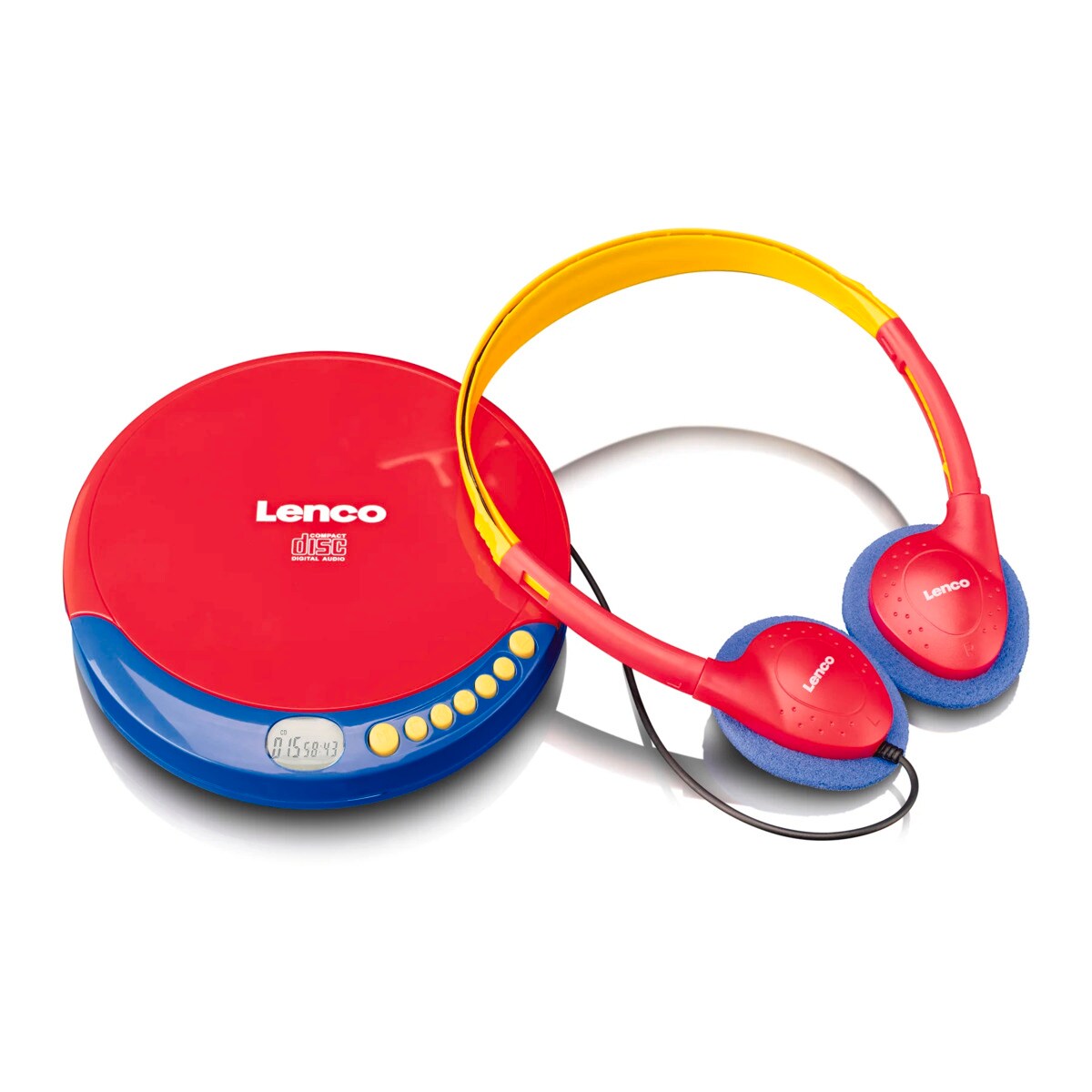 LENCO CD-021KIDS Portabler Kids CD-Player Ladefunktion Akku 