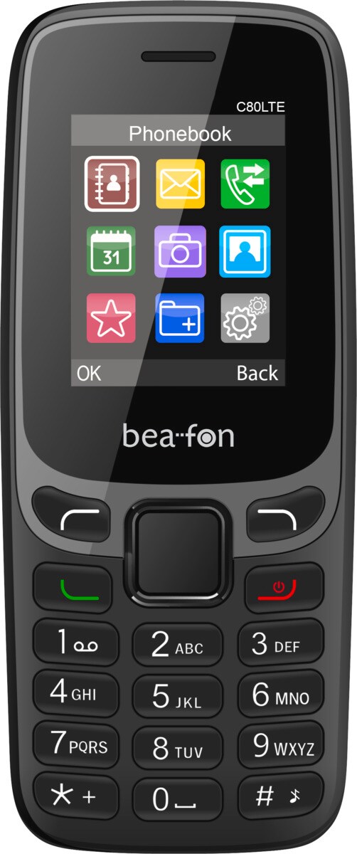 Bea-fon C80 LTE (schwarz) 