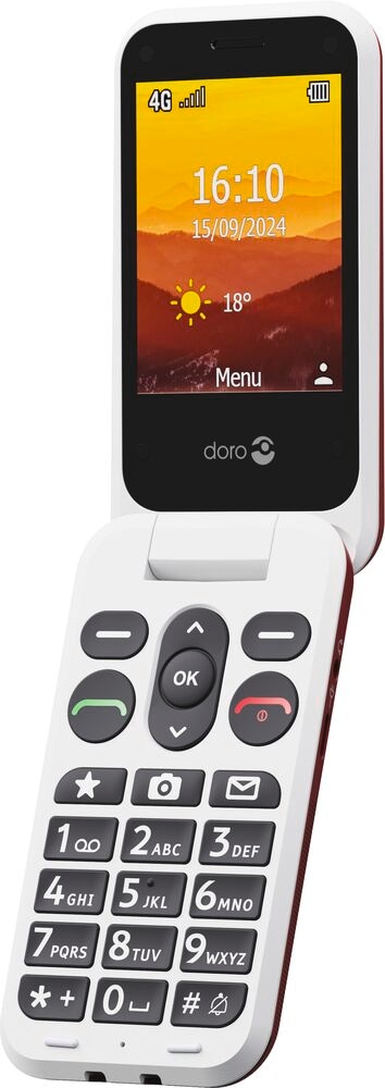 Doro Leva L30 rot-wei&szlig; LTE 