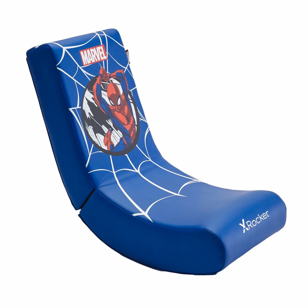XROCKER Gaming Bodensessel blau Marvel/Spider-Man/klappbar 