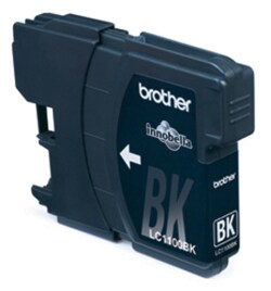 Brother Tintenpatrone LC-1100BK Schwarz (ca. 450 Seiten) 