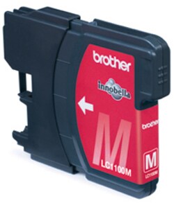 Brother Tintenpatrone LC-1100M Magenta (ca. 325 Seiten) 