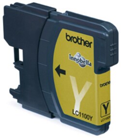 Brother Tintenpatrone LC-1100Y Gelb (ca. 325 Seiten) 