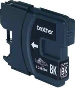 Brother Tintenpatrone LC-980BK Schwarz (ca. 300 Seiten) 