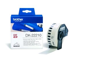 Brother Endlos-Etiketten DK-22210 weiß, 29mm x 30,48m 