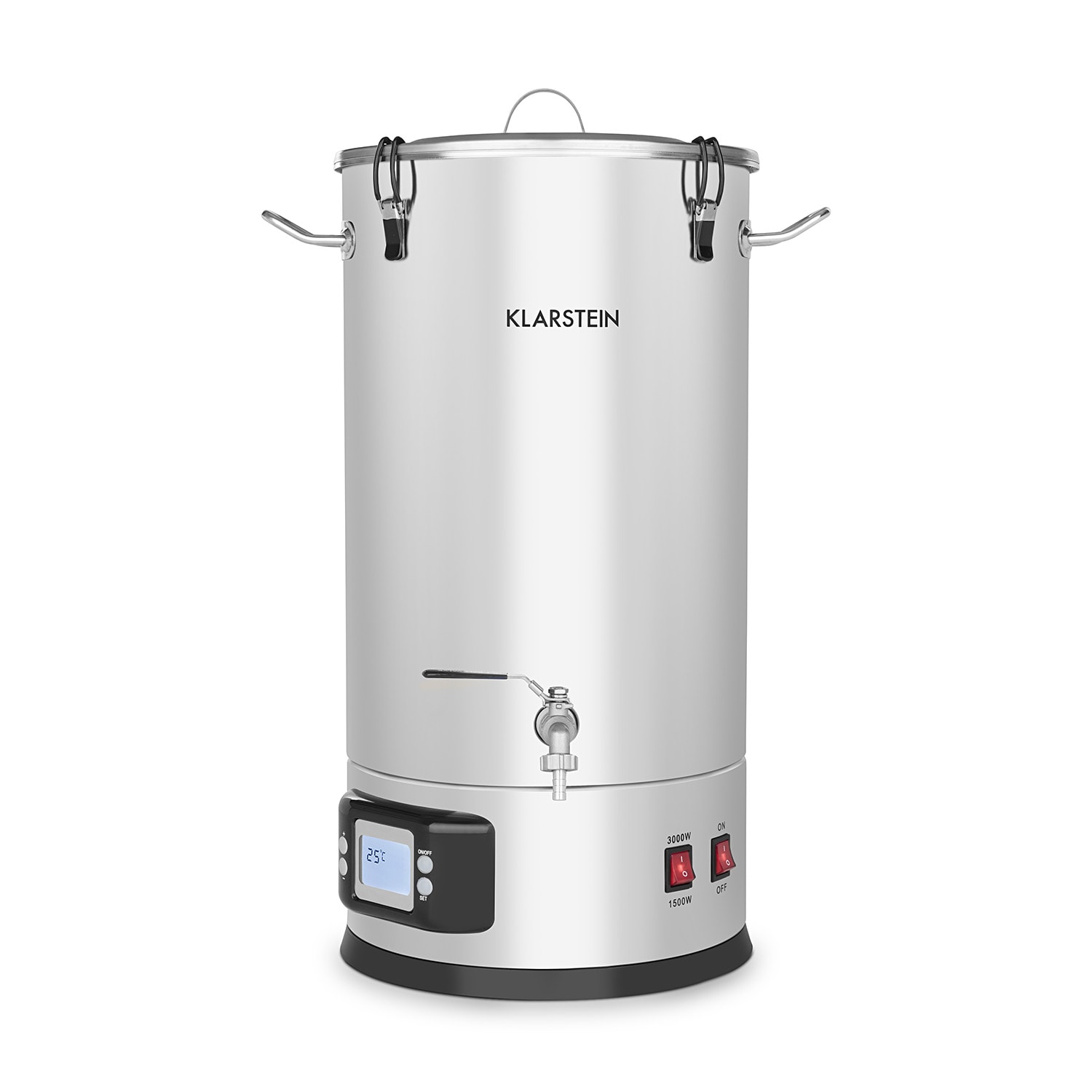 Maischfest Maischekessel 5 Teile 1500/3000W 25l LCD Touch 25 Liter - Bild 1