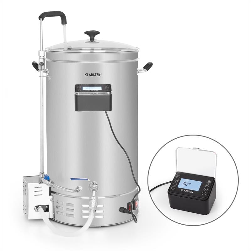 Brauheld Pro Maischekessel 3300W 45L 30-100&deg;C Umw&auml;lzpumpe Edelstahl 45 Liter - Bild 1