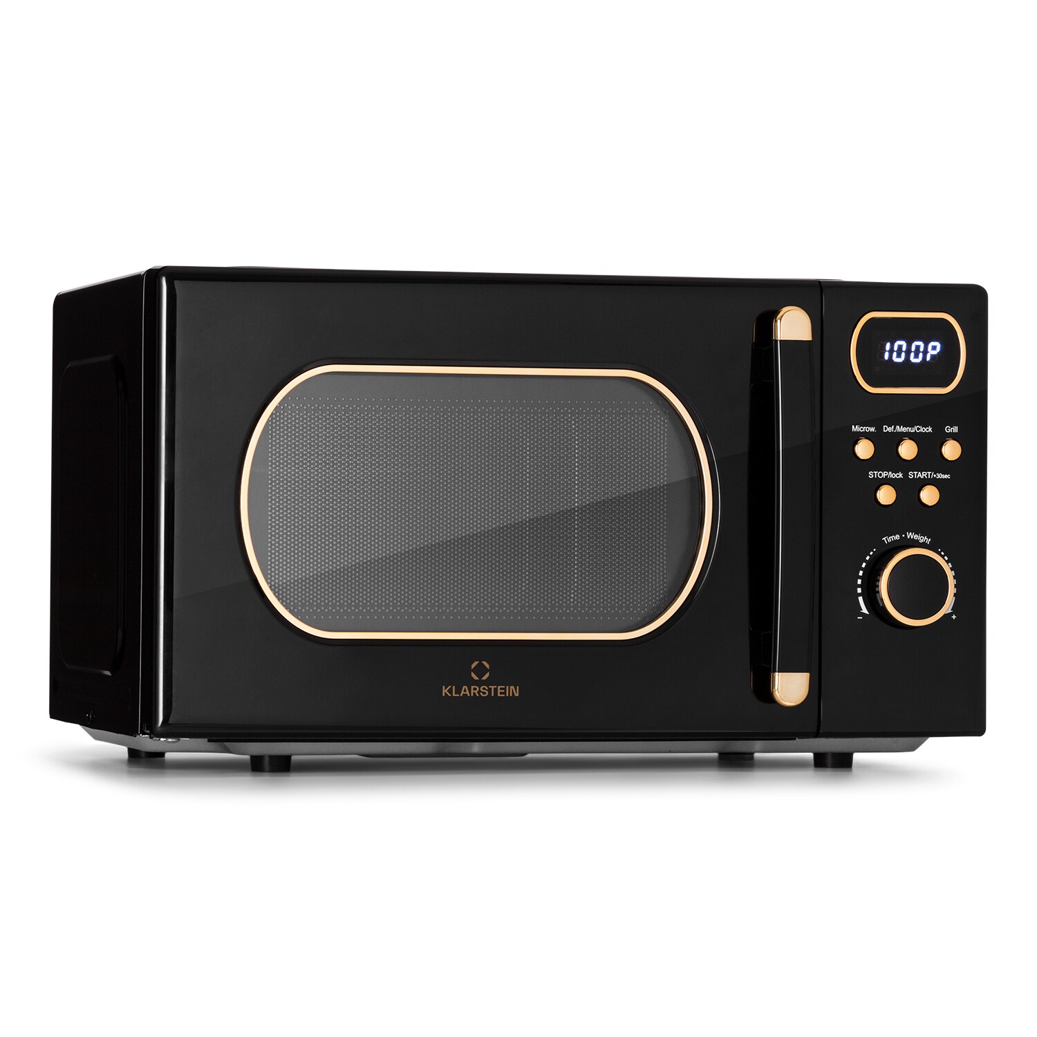Julieta Mikrowelle mit Grill 20l 700 / 800 W &Oslash;25,5cm 8 Programme Schwarz - Bild 1
