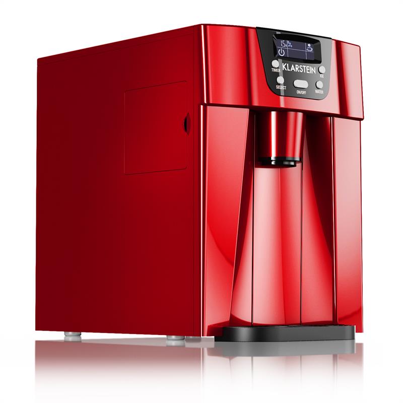 Ice Volcano 2G Eismaschine LED 12kg je 24h 2l 6-12min rot Rot - Bild 1