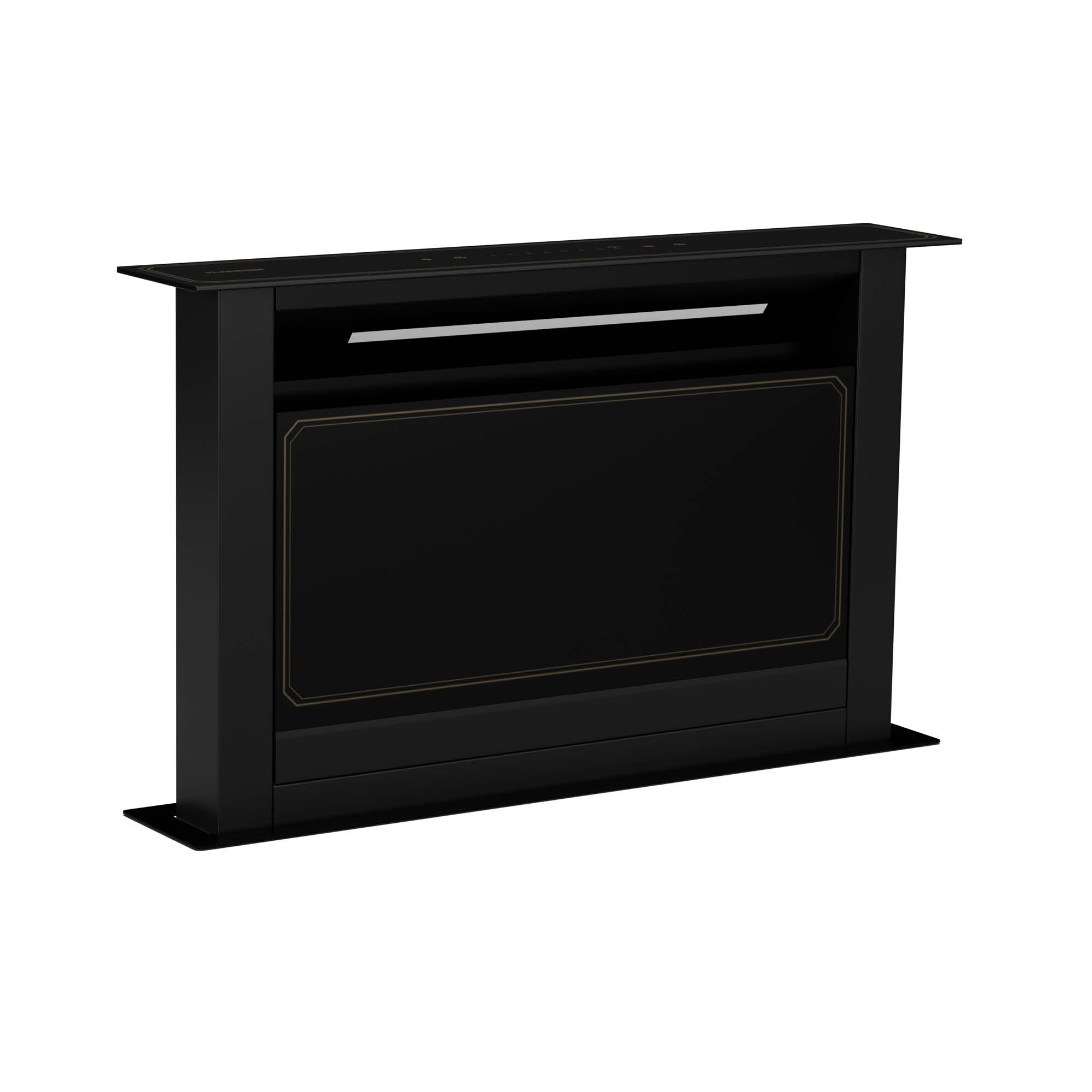 Victoria Downdraft Dunstabzugshaube | 60 cm | A | 8 Stufen + Boost | bis zu 713,8 m&sup3;/h | 120 W Schwarz - Bild 1