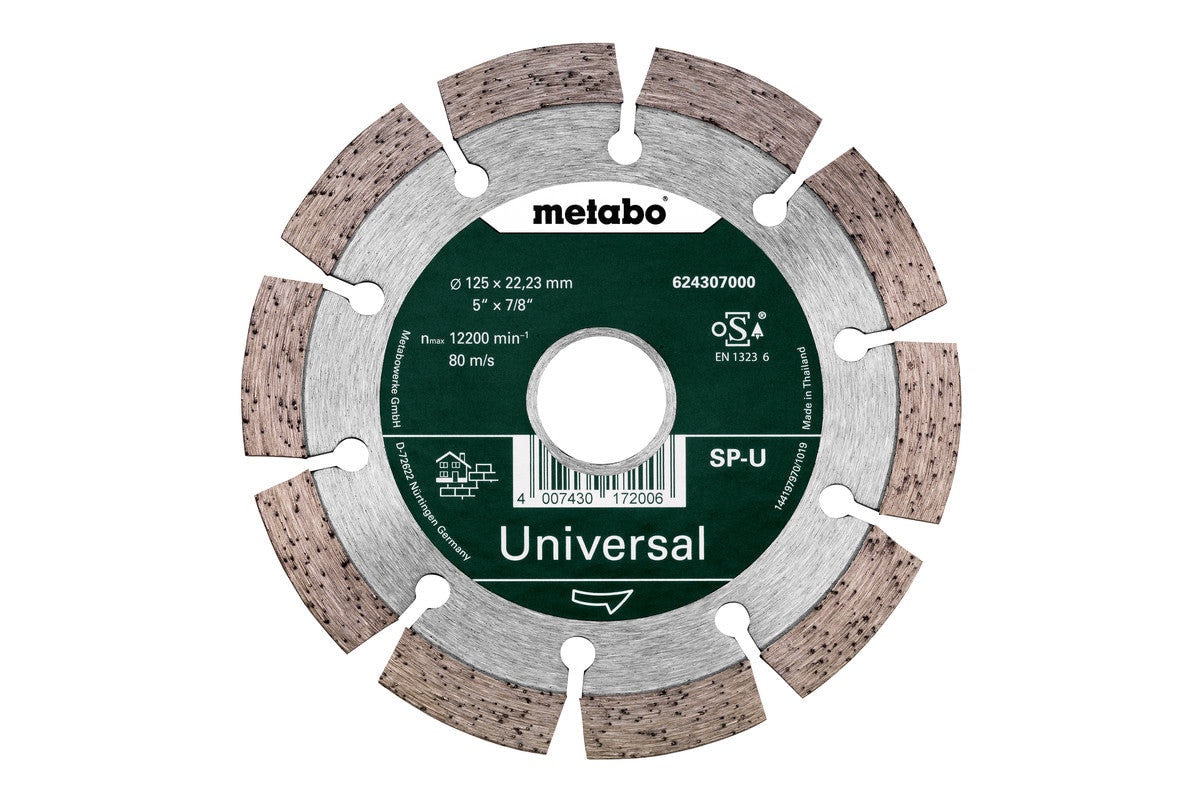 Diamanttrennscheibe 125x22,23mm, SP-U, Universal SP (624307000) 