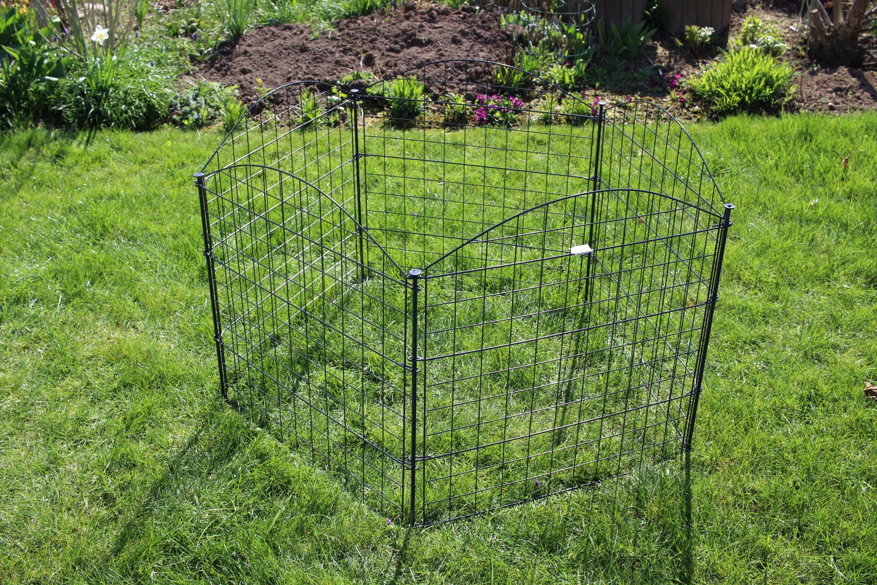 HC Garten & Freizeit Teichzaun Oberbogen Komplettset anthrazit 