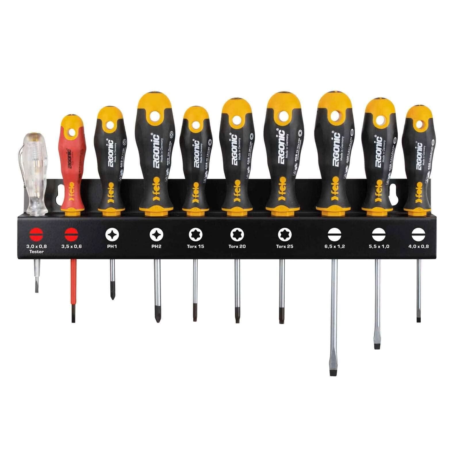 Felo Schraubendreher-Set SD Ergonic XL 10 tlg. - 40091013 