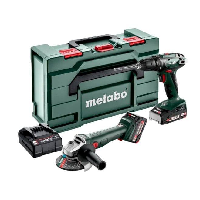 Metabo Akku Combo Set 2.4.3 18 V (685204500); BS 18 + W 18 L 9-125; metaBOX 165 L 