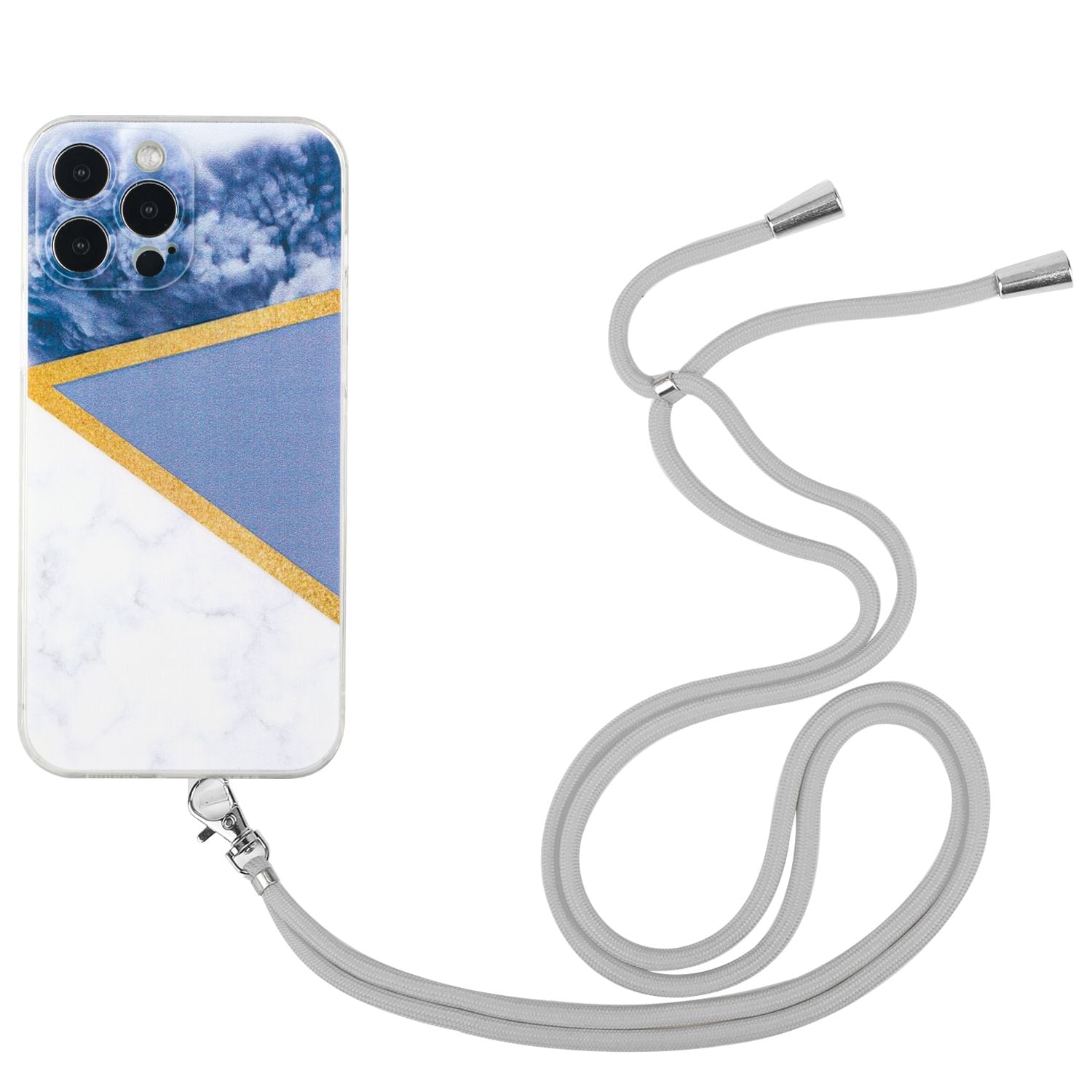 H&uuml;lle Handy Schutz f&uuml;r Apple iPhone 12 Pro Max Handykette Case Cover Bumper Neu 